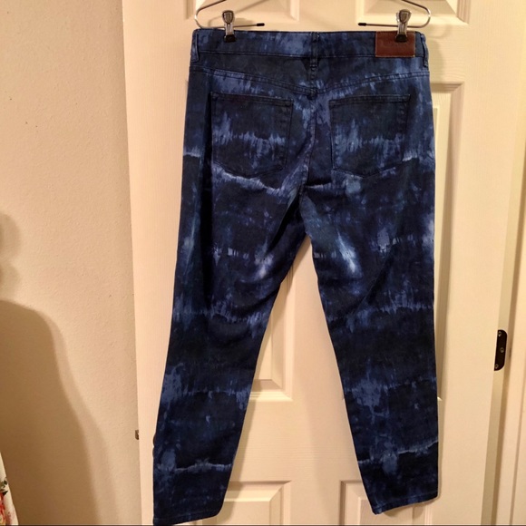 Lauren by RLsz 8 skinny tie dye cropped high waist jean - Picture 2 of 7
